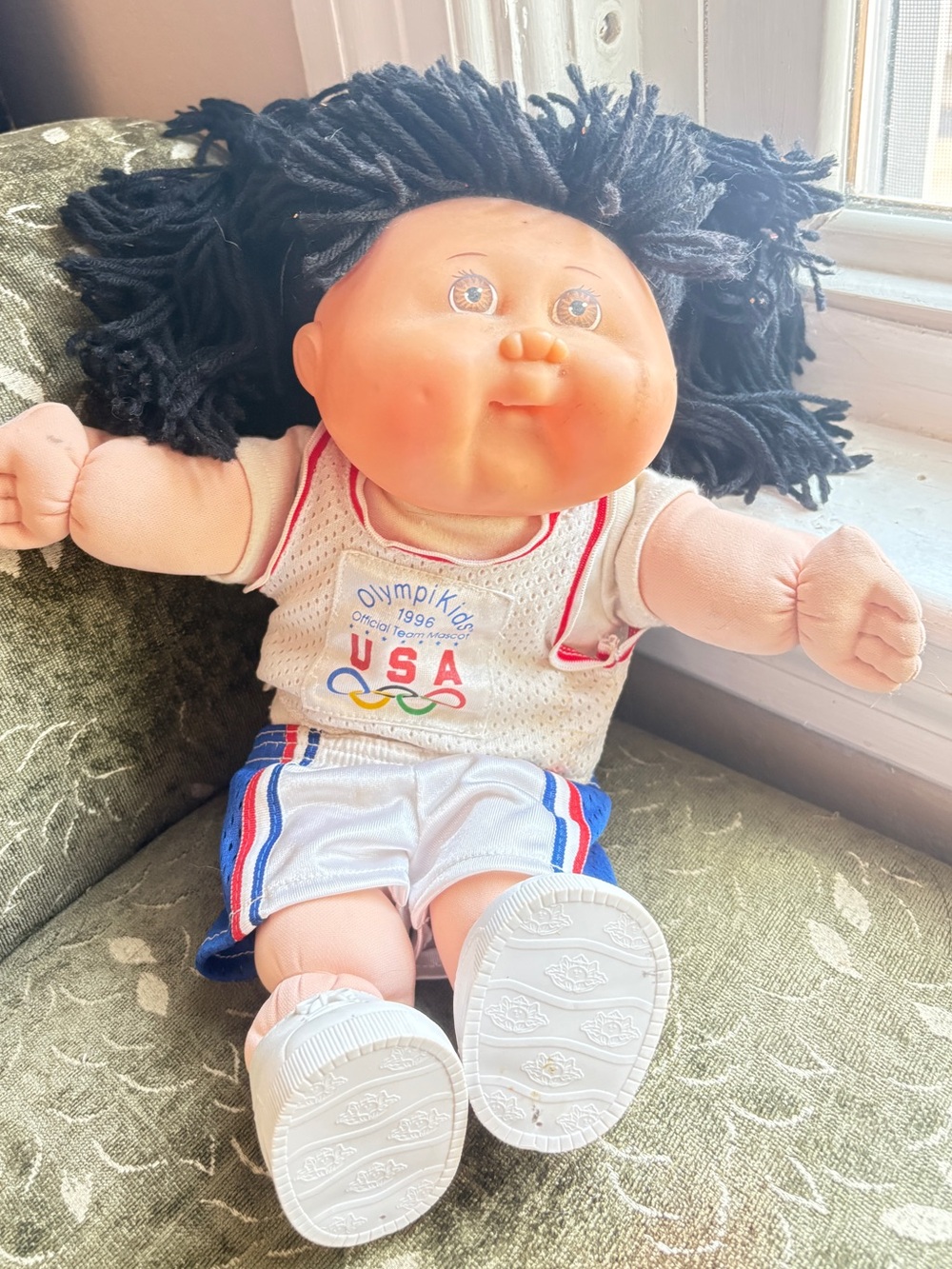 Cabbage Patch vintage. 1996 Olympic Kids. Doll. Mattel. Made in USA